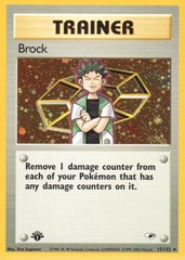 Brock - 15/132 - Holo Rare - 1st Edition